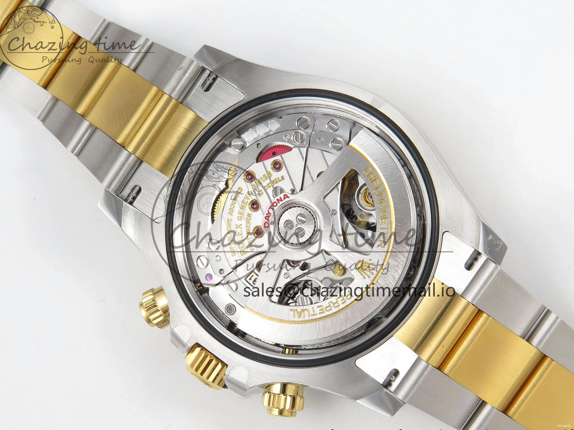 on Dial YG SS YG Edition Diamonds Bracelet THBF 126503 Black 1:1 Best SH4131 Daytona 0509